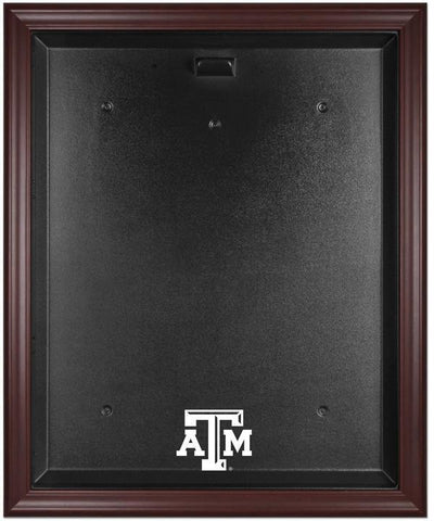 Texas A&M Aggies Mahogany Framed Logo Jersey Display Case Authentic
