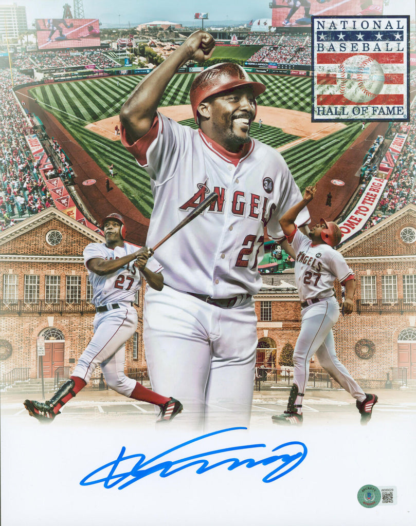 Angels Vladimir Guerrero Sr. Signed 11x14 Custom Art Collage Photo BAS –  Super Sports Center