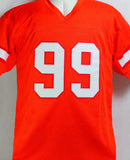 Warren Sapp Autographed Orange Pro Style Jersey w/ HOF - Beckett Witness
