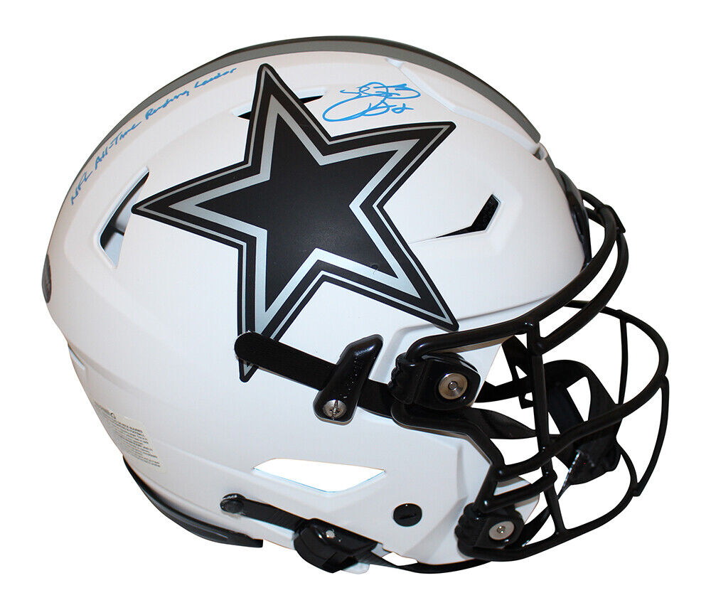Emmitt Smith Autographed Dallas Cowboys Eclipse Authentic Full-Size  Football Helmet - BAS COA