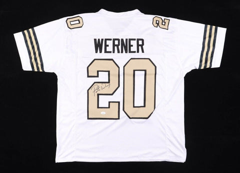 Pete Werner Signed New Orleans Saints Jersey (JSA COA) 2021 2nd Round Pick / LB
