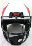 Devin White Signed Tampa Bay Bucs Lunar Speed F/S Helmet Insc- Beckett W *Red