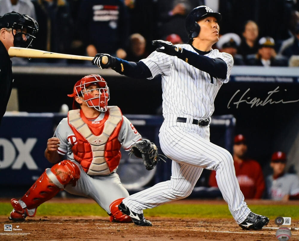 Hideki Matsui Autographed Yankees 16x20 Batting Photo - Beckett W Holo –  Super Sports Center