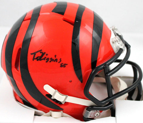 Tee Higgins Autographed Cincinnati Bengals Speed Mini Helmet-Beckett W Hologram