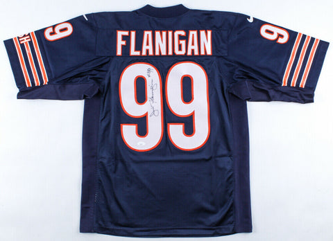 Jim Flanigan Signed Bears Custom Jersey (JSA COA) Chicago 1994 3rd Rd Pick