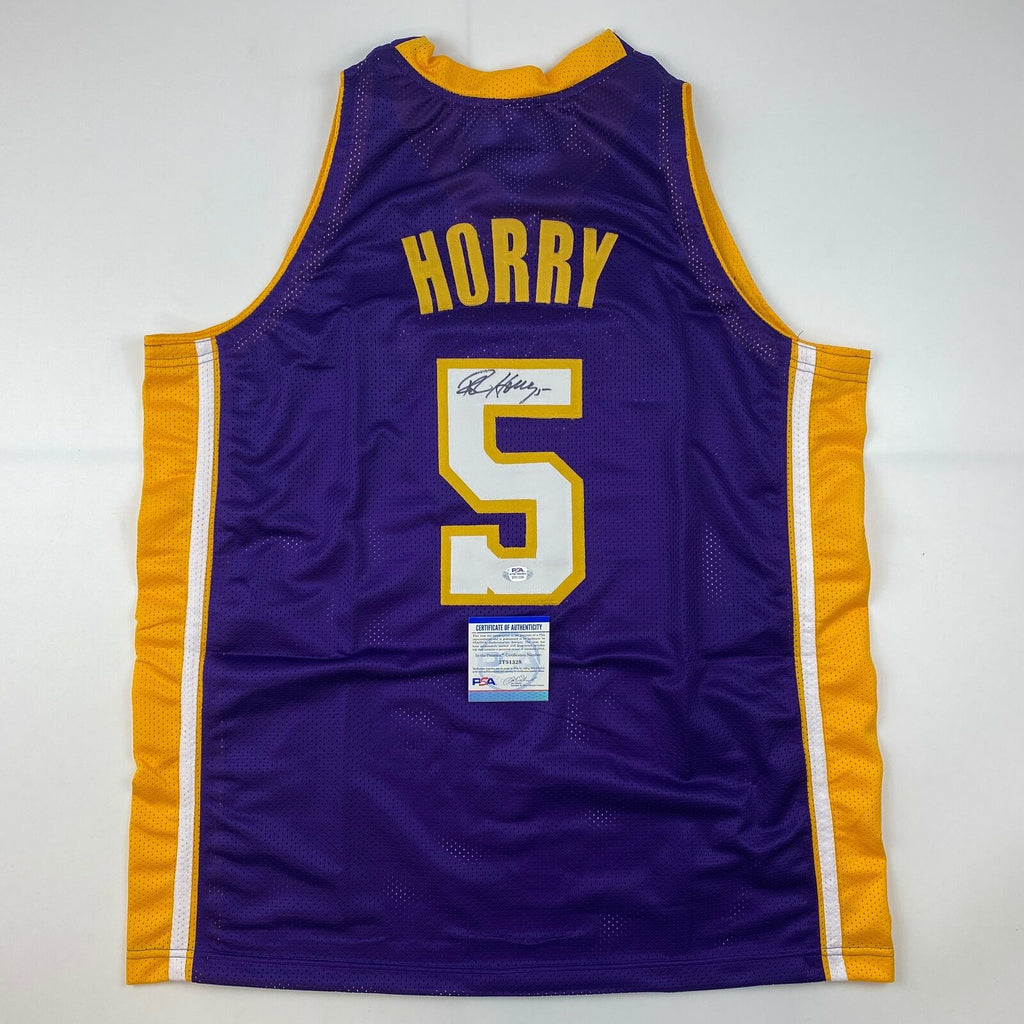 Robert Horry Signed Jersey (PSA)