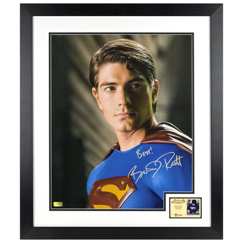 Brandon Routh Autographed Superman Returns Regal 16x20 Framed Photo
