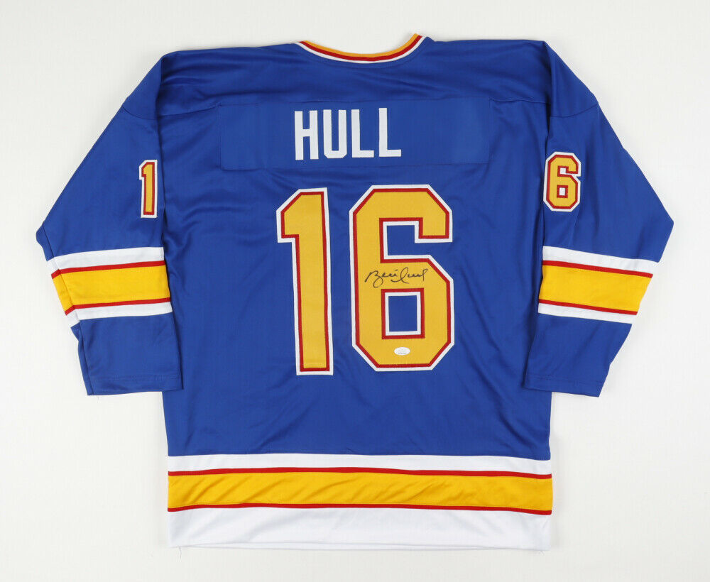 Autographed/Signed Brett Hull St. Louis Retro Blue Hockey Jersey PSA/DNA  COA at 's Sports Collectibles Store
