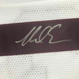 FRAMED Autographed/Signed MIKE EVANS 33x42 Texas A&M White Jersey PSA/DNA COA