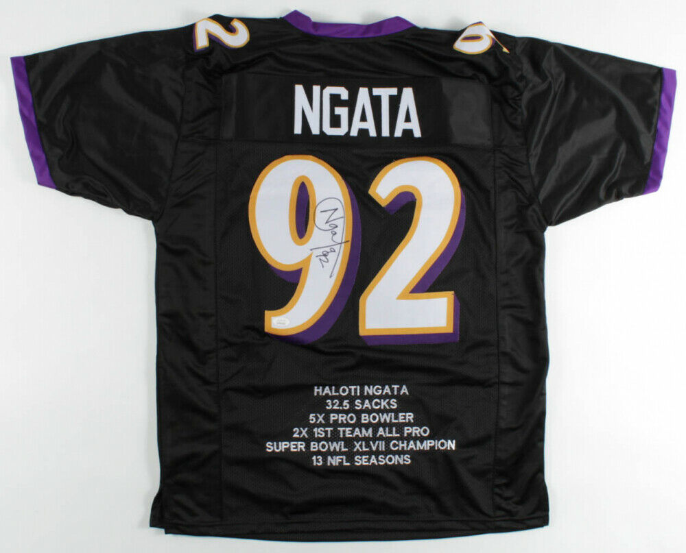 Haloti Ngata Signed Baltimore Ravens Career Highlight Stat Jersey (JSA –  Super Sports Center