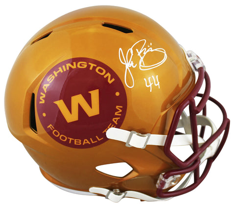 WFT John Riggins Authentic Signed Flash Full Size Speed Rep Helmet BAS Witnessed