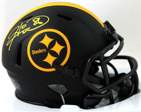 Hines Ward Signed Pittsburgh Steelers Eclipse Speed Mini Helmet - Beckett W Auth