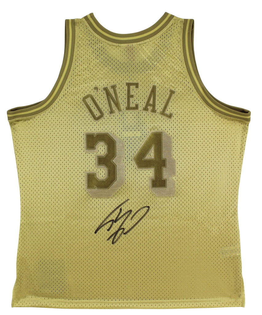 Shaquille O'Neal Signed Lakers Blue 96-97 Mitchell & Ness Basketball Jersey  BAS