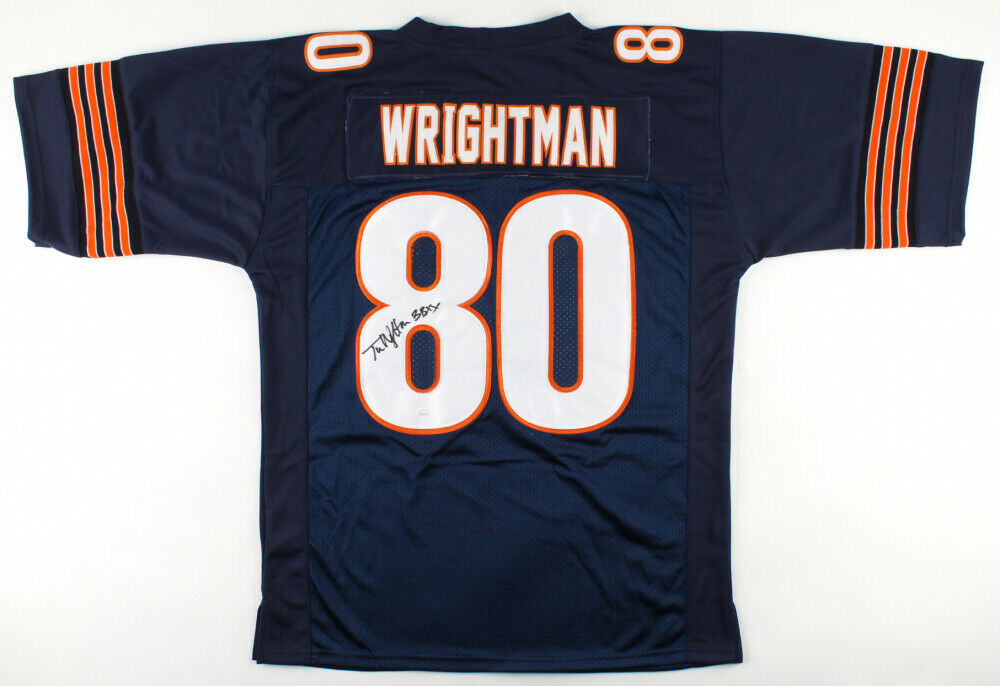 Tim Wrightman Signed Chicago Bears Jersey Inscribed Super Bowl XX
