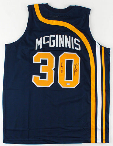 George McGinnis Signed Indiana Pacers Jersey Inscribed "HOF 2017" (PSA COA)