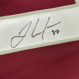 FRAMED Autographed/Signed JT J.T. COMPHER 33x42 Colorado Maroon Jersey PSA COA