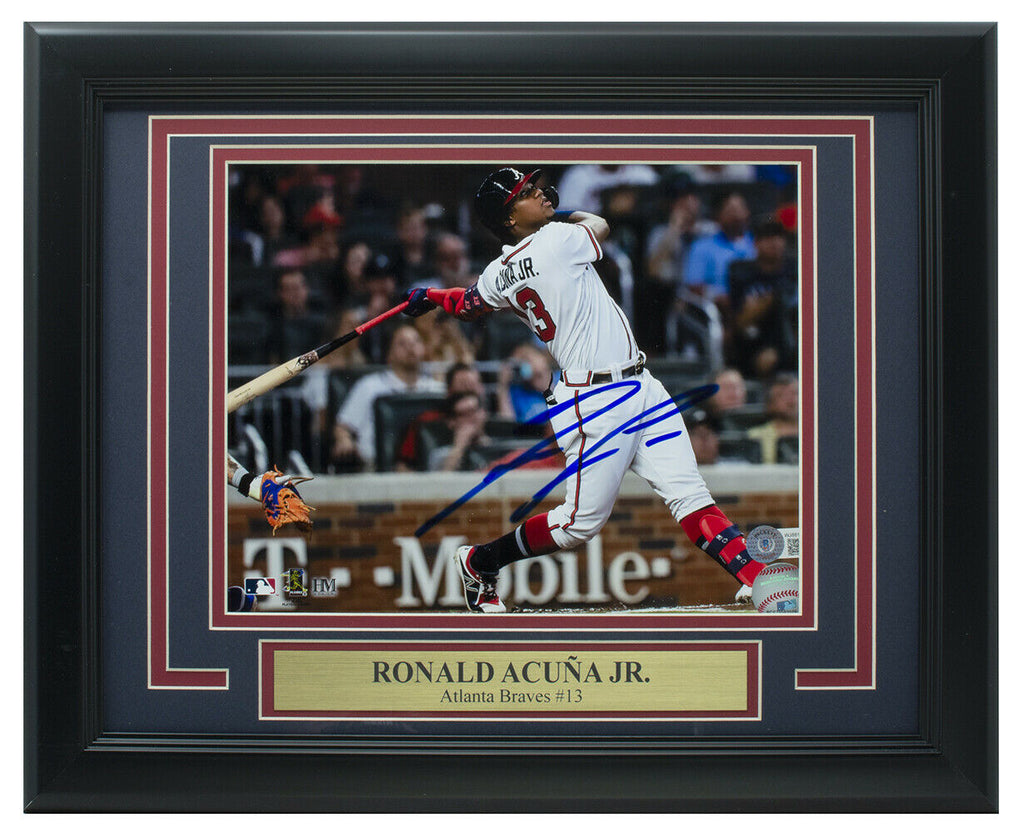 Ronald Acuna Jr. Signed Braves 16x20 Photo (Beckett Hologram)