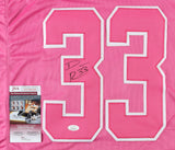 Dominic Rhodes Signed Indianapolis Colt Breast Cancer Awareness Jersey (JSA COA)