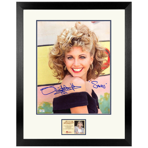 Olivia Newton-John Autographed Grease Sandy 11x14 Framed Photo