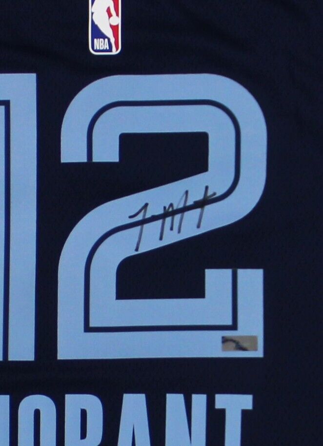 Ja Morant Autographed Memphis Grizzlies Jersey signed Nike 52 Panini  Authentic