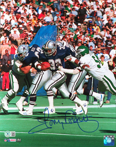Cowboys Tony Dorsett Authentic Signed 11x14 Vertical Photo BAS Witnessed