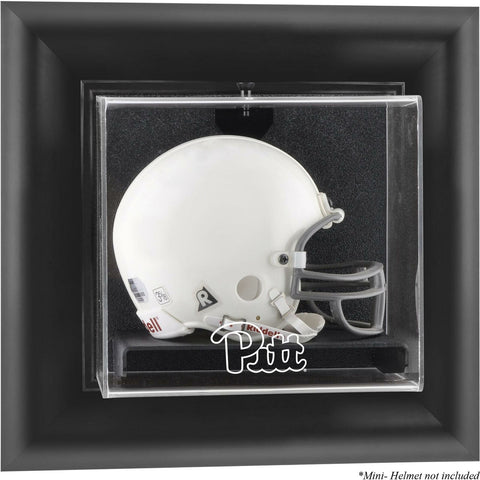 Pittsburgh Black Framed Wall-Mountable Mini Helmet Display Case - Fanatics