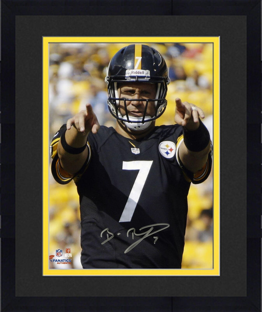 ben roethlisberger autographed picture