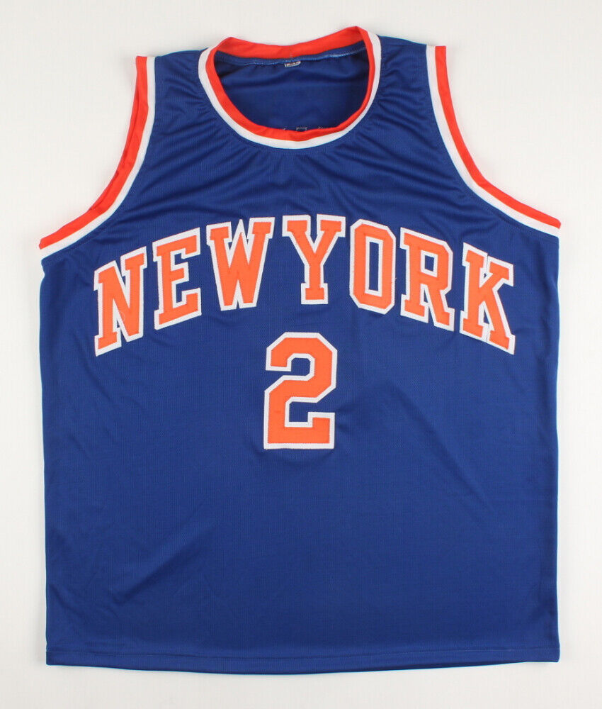 Larry Johnson New York Knicks signed autographed custom Jersey PSA