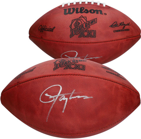 Lawrence Taylor New York Giants FRMD Signed Wilson Super Bowl XXI Pro Football