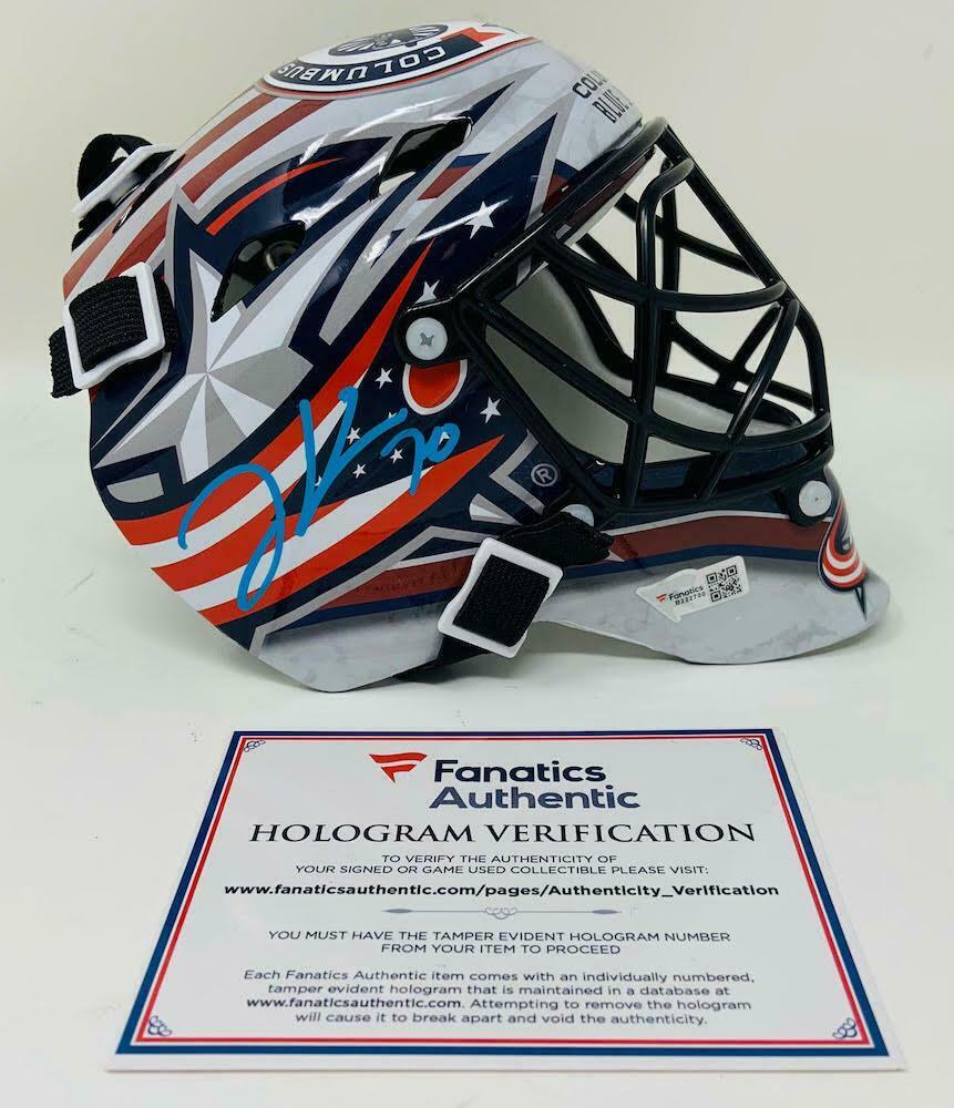 Linus Ullmark Boston Bruins Autographed Fanatics Authentic Mini Goalie Mask