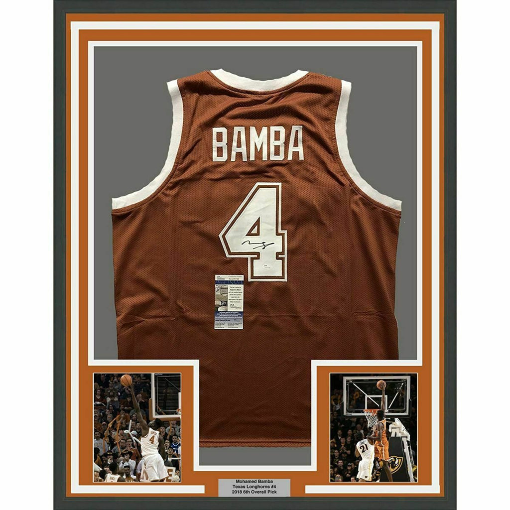 Kevin Durant Autographed and Framed Texas Longhorns Jersey