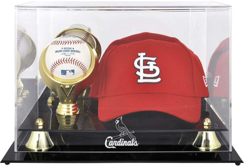 Cardinals Acrylic Cap and Baseball Logo Display Case - Fanatics