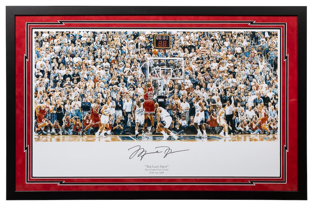 Michael Jordan UDA NBA Chicago Bulls Framed Auto Jersey Numbers w/Upper  Deck COA