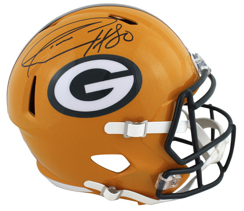 Packers Donald Driver Authentic Signed Full Size Speed Rep Helmet BAS Witnessed