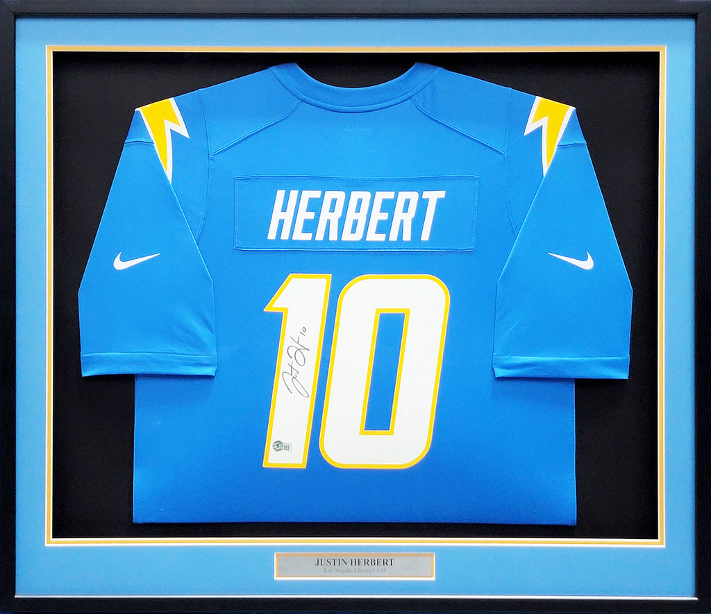 Justin Herbert Los Angeles Chargers Autographed White Nike Limited