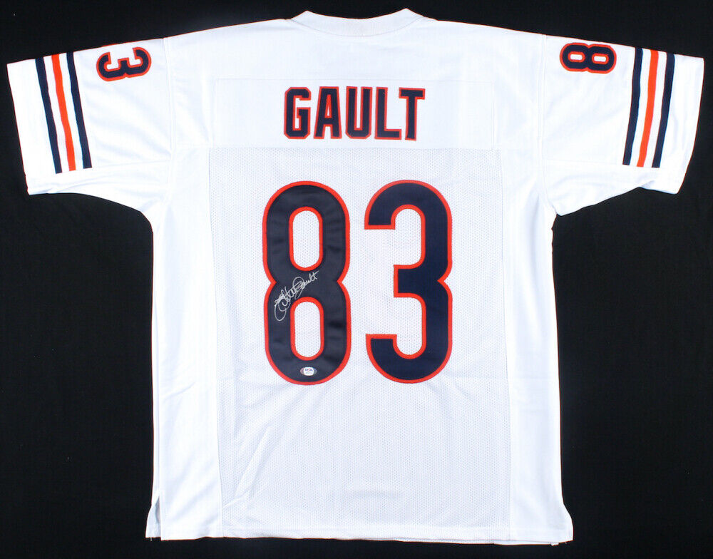 Willie Gault Signed Chicago Bears Jersey (PSA COA) 1985 Super Bowl XX Champ  W.R.
