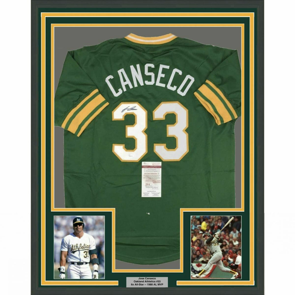 Jose Canseco Signed Autographed Oakland Athletics Baseball Jersey