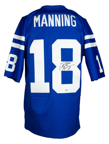 Peyton Manning Signed Colts Mitchell & Ness Throwback Football Jersey Fanatics