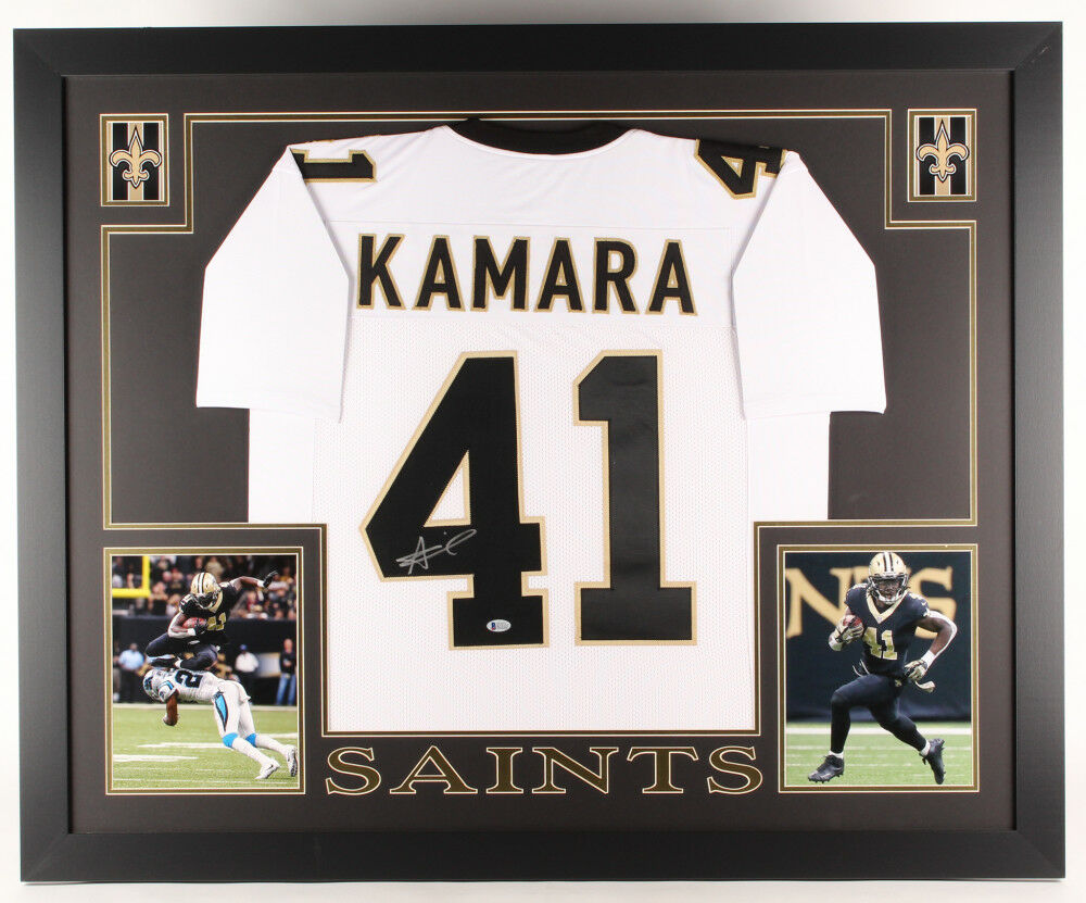 Alvin Kamara New Orleans Saints Fanatics Authentic Autographed Nike Black  Limited Jersey