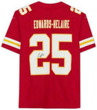 Framed Clyde Edwards-Helaire Kansas City Chiefs Signed Red Nike Limited Jersey