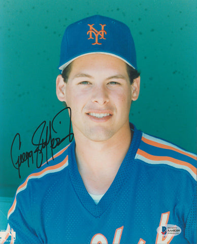 Mets Gregg Jefferies Authentic Signed 8x10 Photo Autographed BAS #AA48209