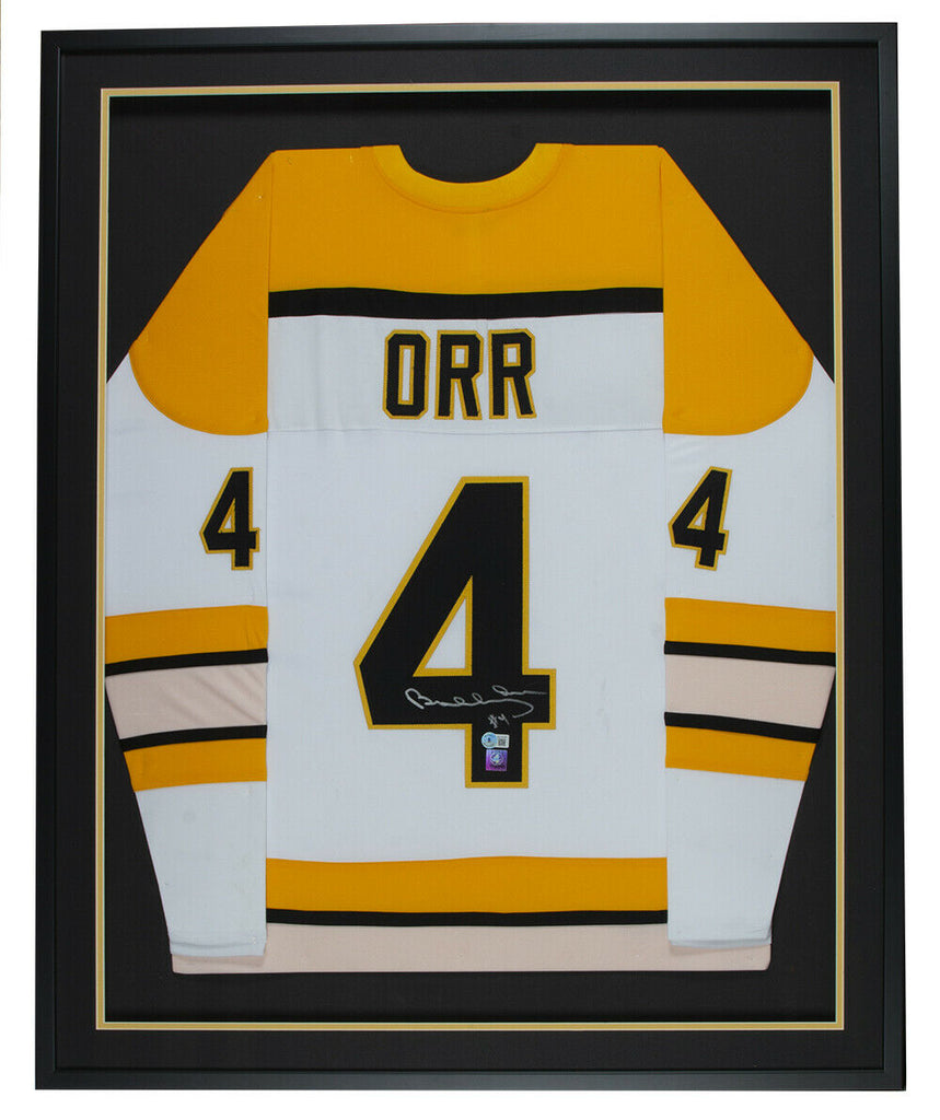 Bobby Orr Signed Custom Framed Jersey Display (JSA)