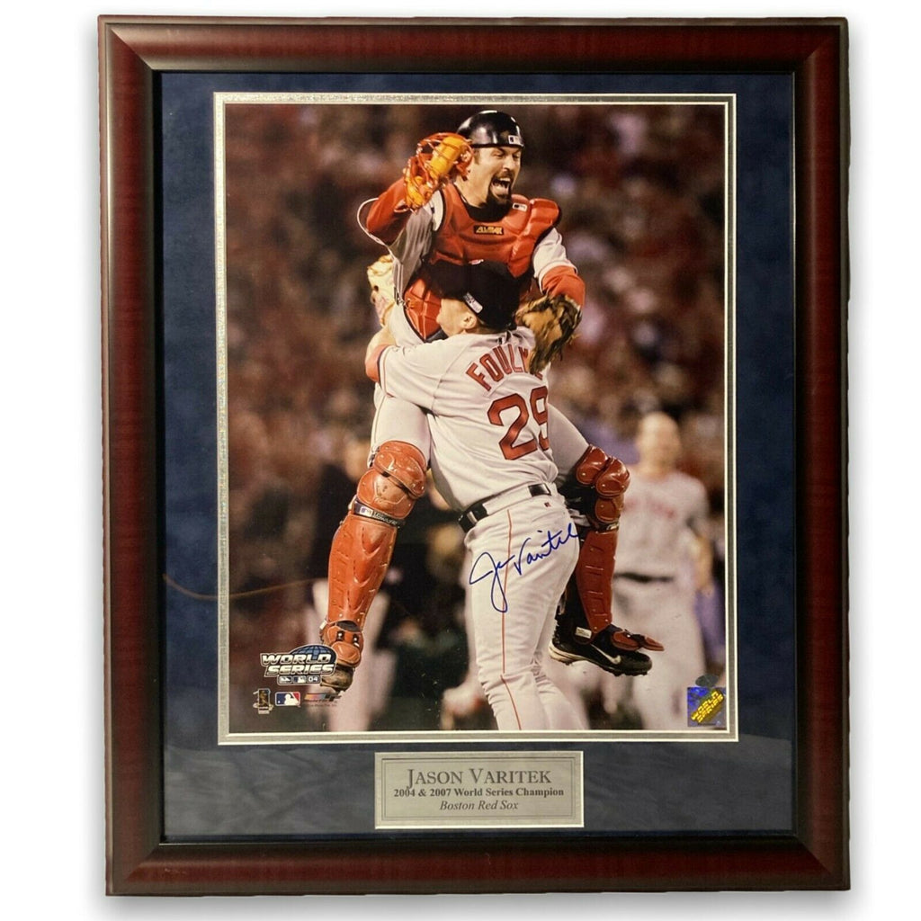 Jason Varitek Signed Autographed 16x20 Photo Framed to 20x24 Red Sox J –  Super Sports Center