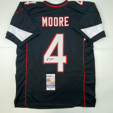 Autographed/Signed Rondale Moore Arizona Black Football Jersey JSA COA