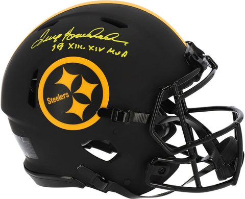 Terry Bradshaw Steelers Signed Authentic Helmet & "SB XIII & SB XIV MVP" Insc