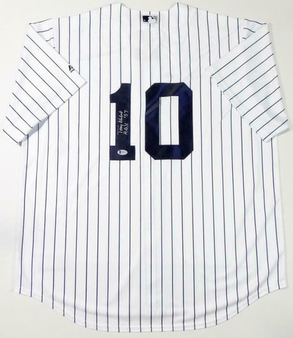 Tony Kubek Autographed Yankees P/S Majestic Jersey W/ ROY - Beckett Auth *1
