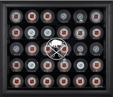 Buffalo Sabres (2020-Present) 30-Puck Black Display Case Fanatics