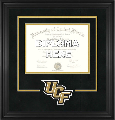 UCF Knights Deluxe 8.5" x 11" Diploma Frame with Team Logo-Fanatics