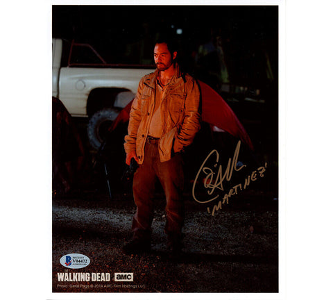 Jose Pable Signed The Walking Dead Unframed 8x10 Photo - Tent with " Martinez"