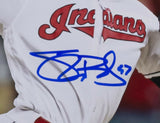 Shane Bieber Signed Framed Cleveland Indians 16x20 Photo BAS ITP